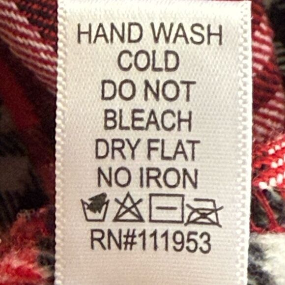 Tartan Plaid Shacket Womens Size S Red Button Front Preppy Academia Active USA - Picture 12 of 15